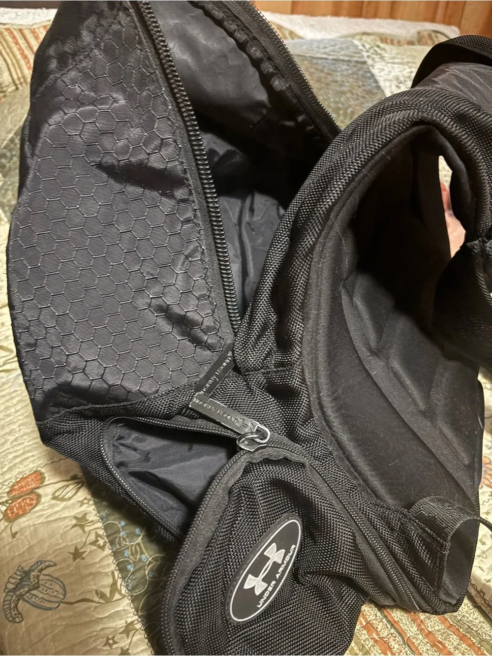 Under Armour Black Honeycomb Performance Backpack